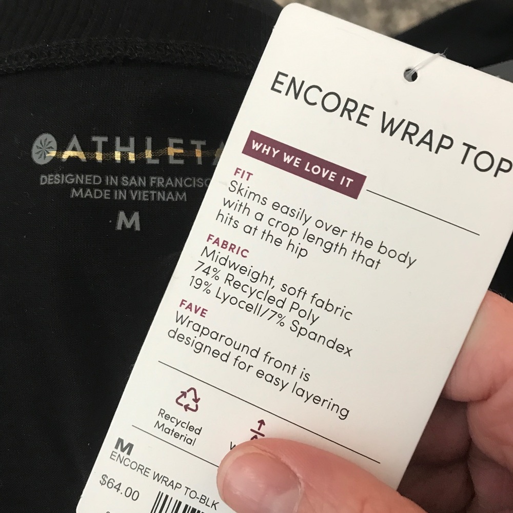 Athleta Encore Wrap Top - Picture 8 of 8